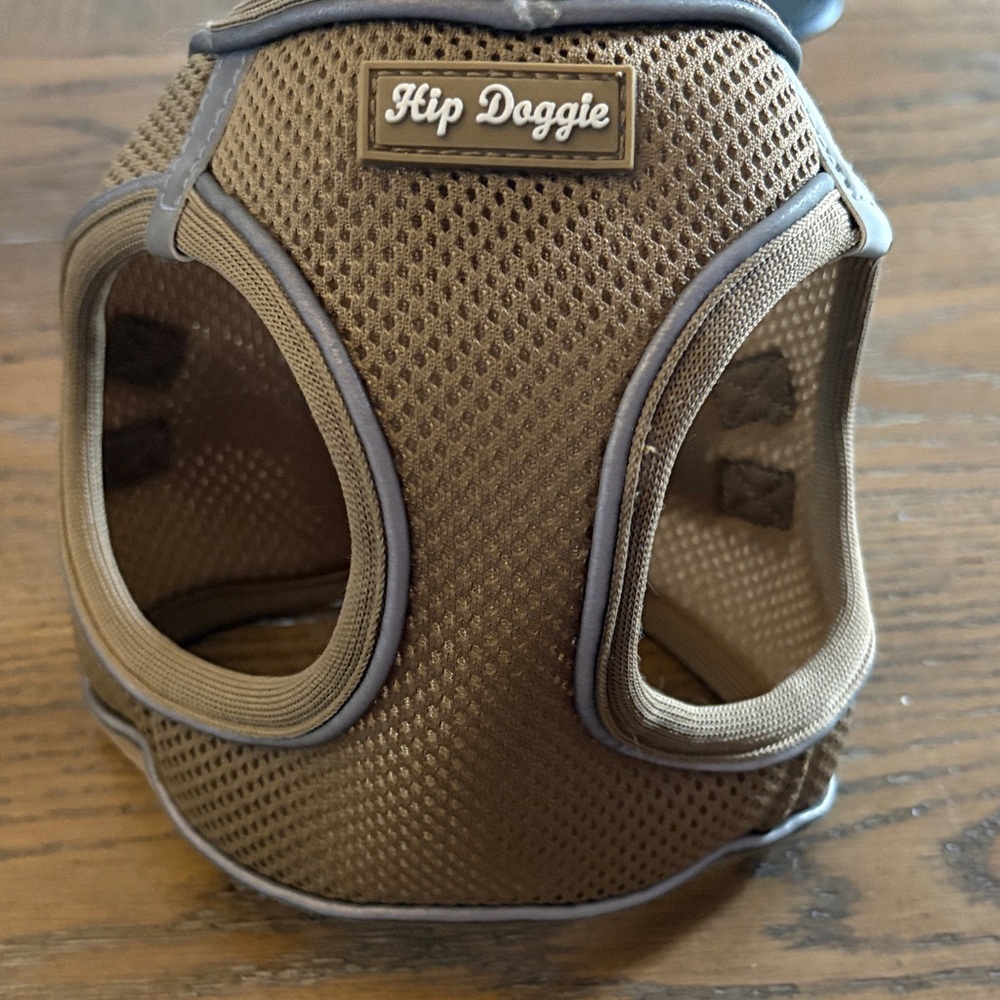 Hip Doggie Tan Mesh Dog Harness